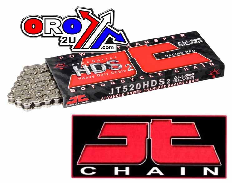 JT CHAIN 520HDS 120L NICKEL-NI JTC520HDSNN120SL