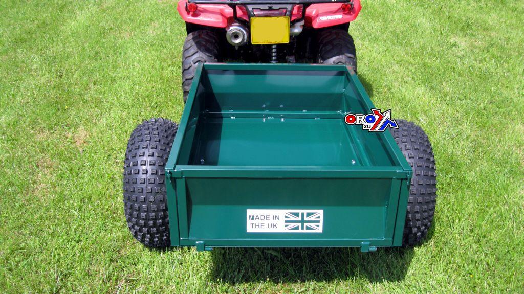 ATV BOX TRAILER 600KG 2Wheel, QUAD BIKE TRAILER / GREEN, EXTRA CARRIAGE CHARGE!!