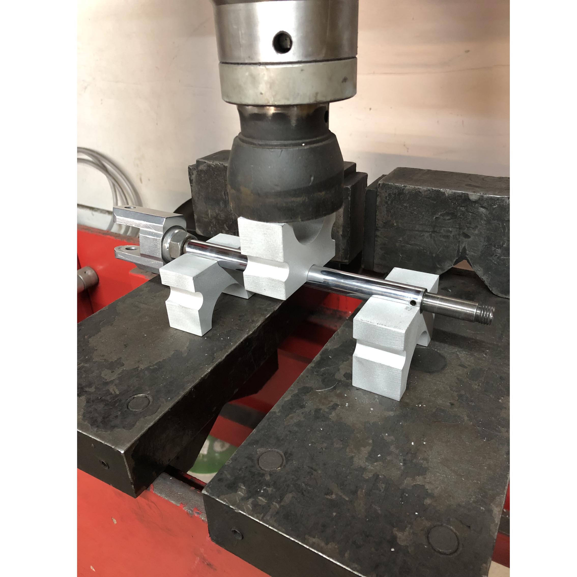 41-43 U-BLOCKS ALUMINIUM, MX FORK PRESS ALLOY DIES REAR SHOCK SHAFT STRAIGHTENING DIES