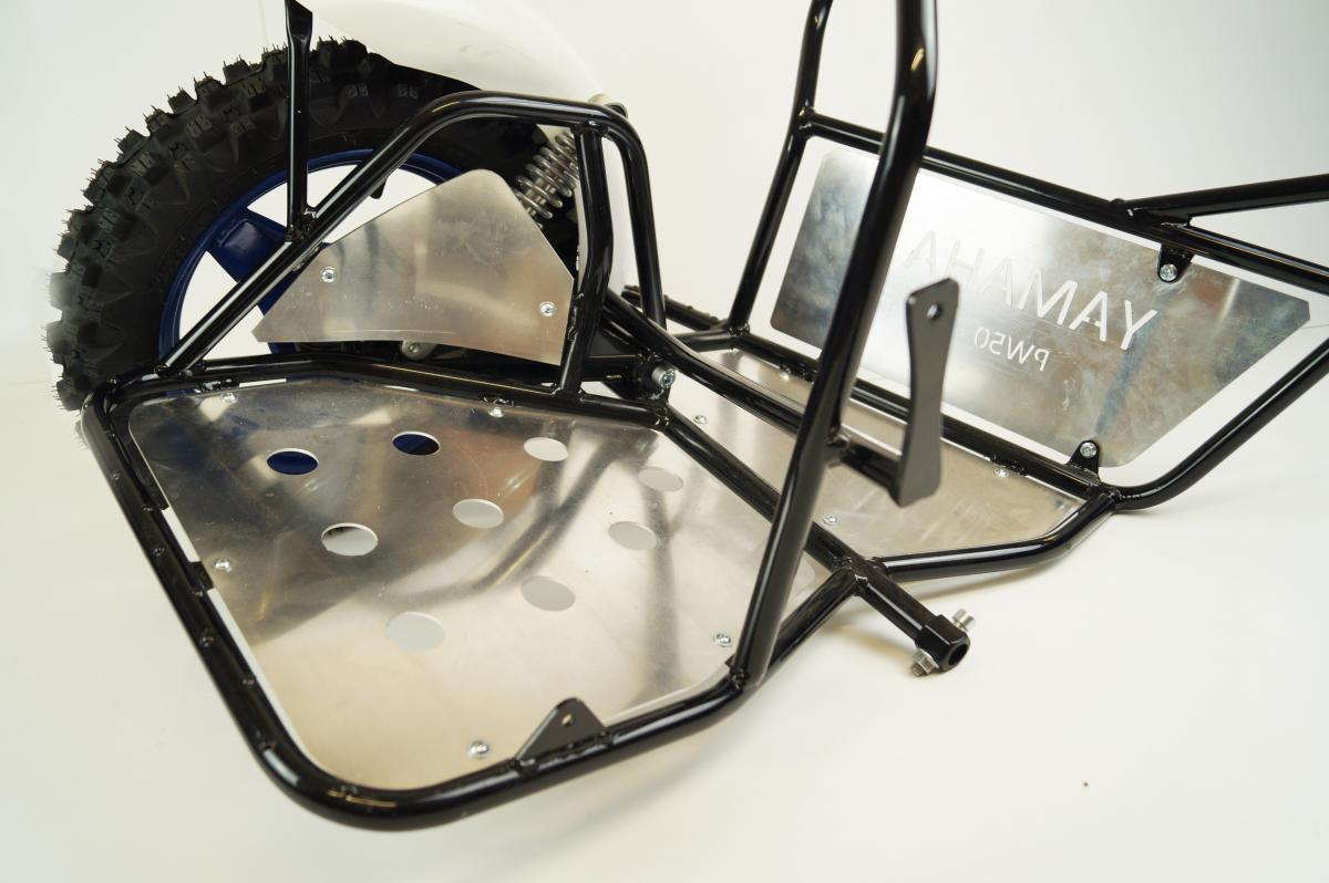 WSP SIDECAR LEFT HAND PW50, PW50 BOLT ON OUTFIT, MADE BY WSP BRAND NEW!!