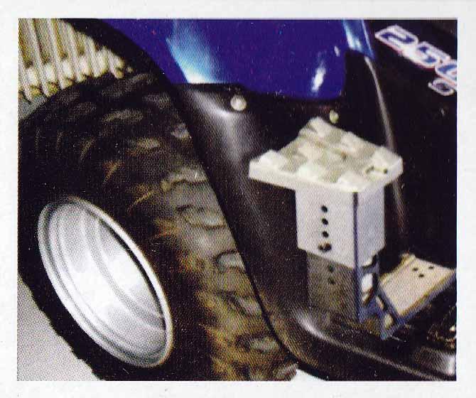 ADJUSTABLE ATV FOOT REST PEG SET FOR REAR PASSENGER - AT-04350