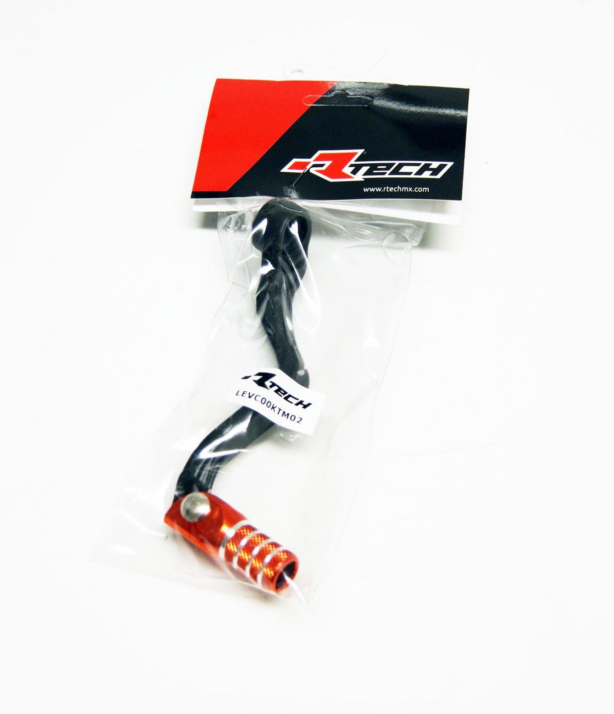 GEAR LEVER KTM BLACK / ORANGE, KTM 65SX 09-15, R-LEVC00KTM02