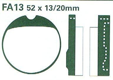 BRAKE PADS DISC VD102, FA13
