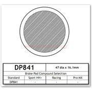 BRAKE PADS SINTERED DP BRAKES, DP841 Premium Sintered YFM ATV, 39-021