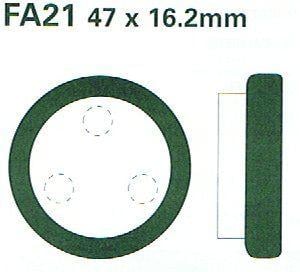 BRAKE PADS DISC VESRAH VD-234, 1002340