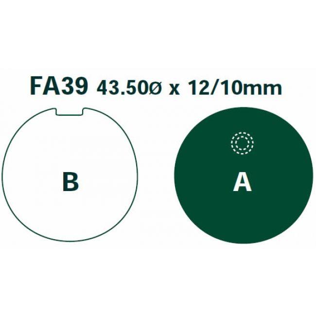 BRAKE PADS DISC VD309