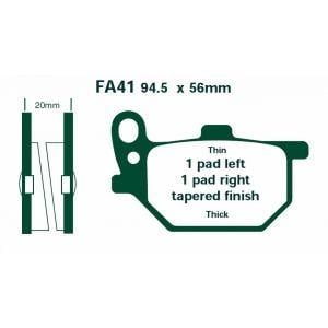 BRAKE PADS DISC VD215 FA041