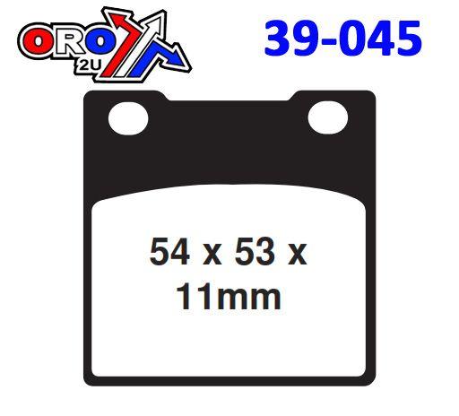 BRAKE PADS SINTERED DP BRAKES, DP103 BRAKES Premium Sintered, 39-045