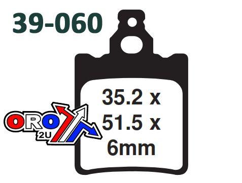 BRAKE PADS SINTERED NITRO, MOTO-MASTER 090721, 39-060