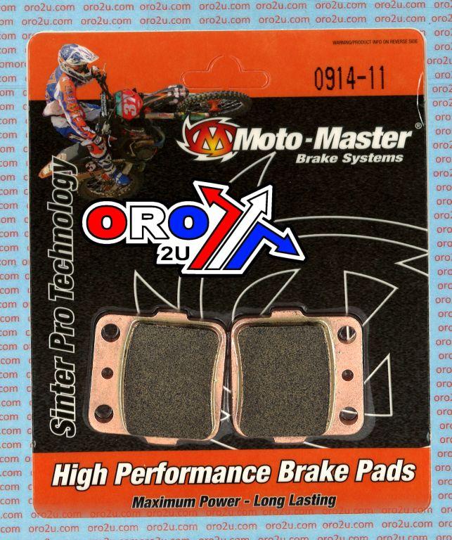 BRAKE PADS STD MOTO-MASTER, SEMI-METALLIC STD 091411