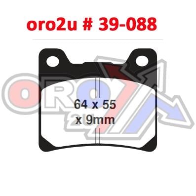 BRAKE PADS DISC SEMI-METAL, KYOTO S1007