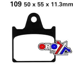 BRAKE PADS DISC STD Organic, EBC FA109 BLACK