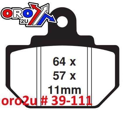 BRAKE PADS DP BRAKES HARD, DP813 Premium Sintered, 39-111