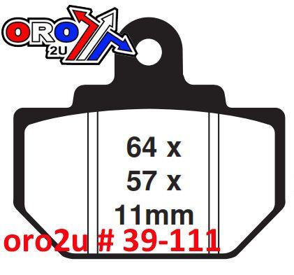 BRAKE PADS DISC EBC FA111