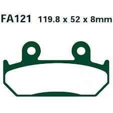 BRAKE PADS DISC VD142 FA121 PAD230111