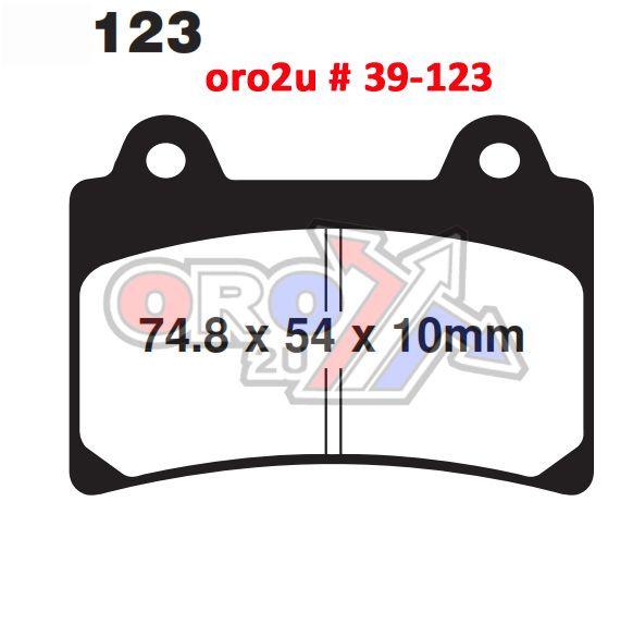 BRAKE PADS DP BRAKES HARD, DP409 BRAKES Premium Sintered, 39-123