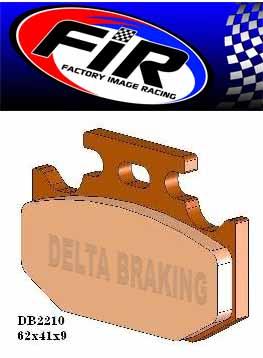 BRAKE PADS SINTERED METAL HS, MX-N HIGH FRICTION, 39-152.H.ORO, DB2210-N