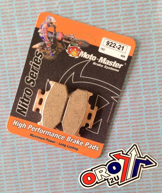 BRAKE PADS SINTERED NITRO, MOTO-MASTER 092221