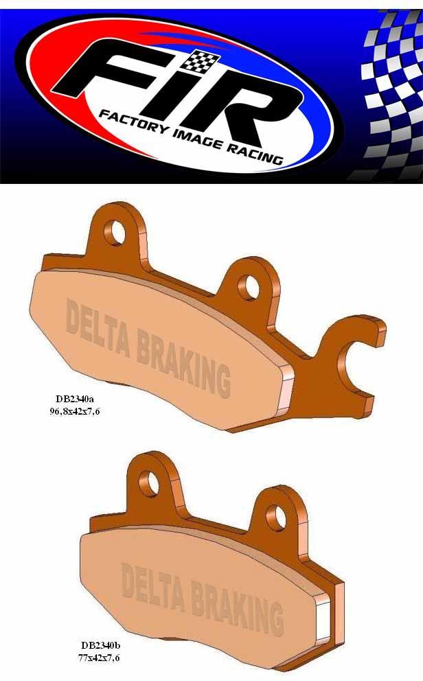 BRAKE PADS SINTERED METAL HS, MX-N HIGH FRICTION, 39-165.H.ORO DB2340-N