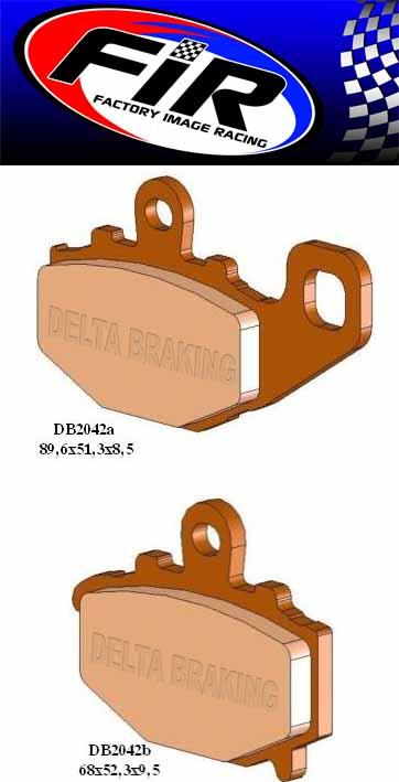 BRAKE PADS SINTERED METAL N4, HIGH FRICTION, BP108X00F