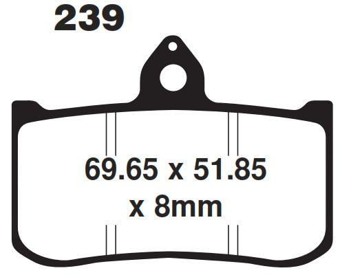 BRAKE PADS EBC FA239