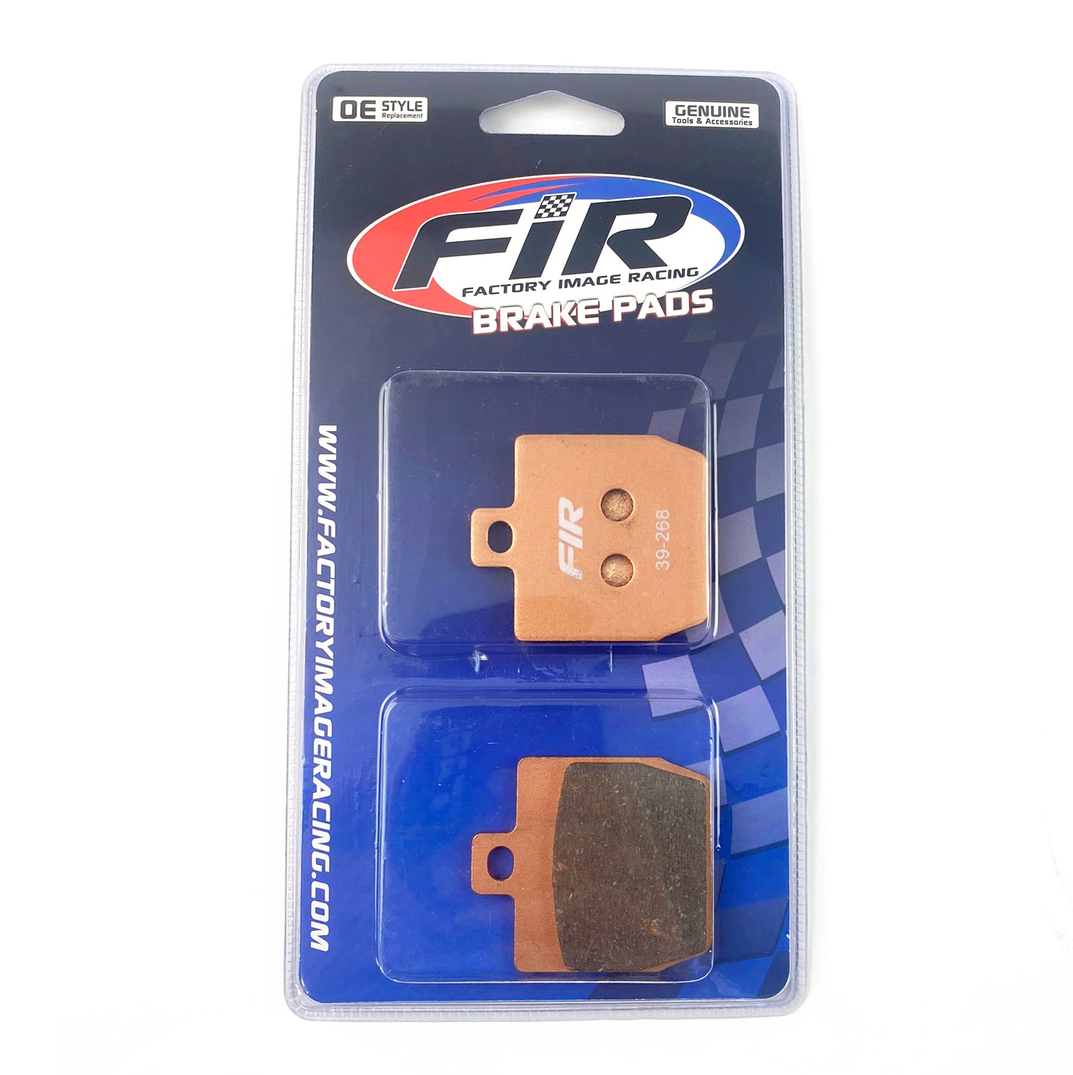 BRAKE PADS SINTERED METAL HARD 39-268.H.ORO