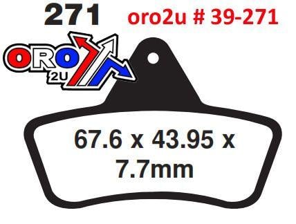 BRAKE PADS VD965 FA271