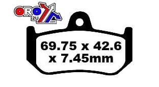 BRAKE PADS SINTERED METAL, EBC FA320HH