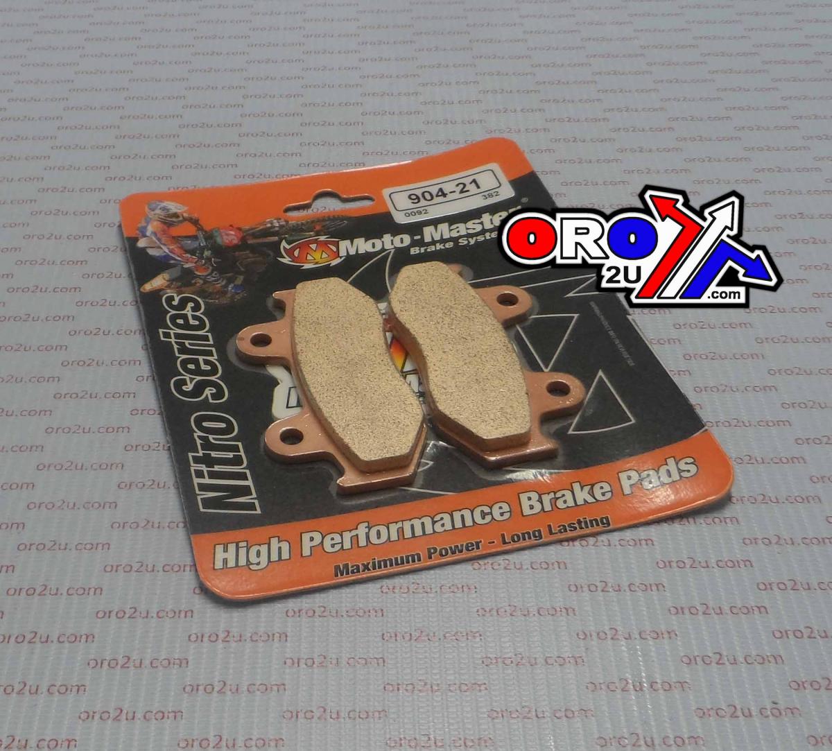 BRAKE PADS SINTERED NITRO, MOTO-MASTER 090421, 39-323