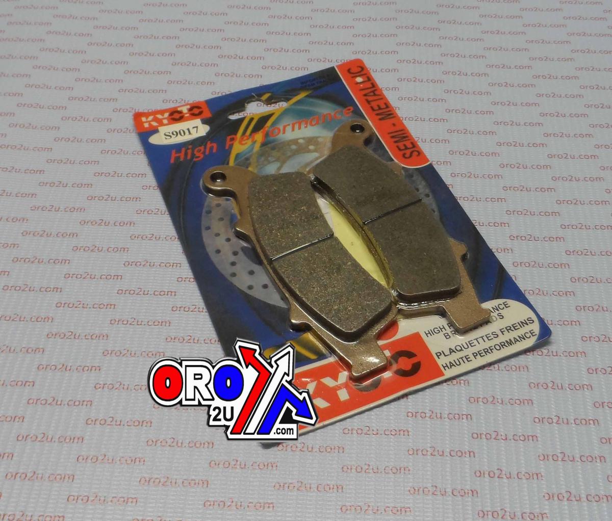 BRAKE PADS STD SEMI-METAL, KYOTO S9017 BLACK (EBC FA324)