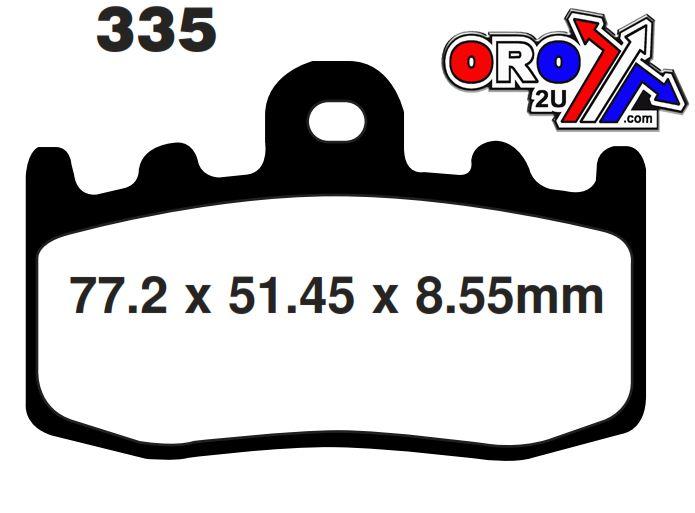 BRAKE PADS SINTERED METAL, SIFAM S9000N (FA335HH)