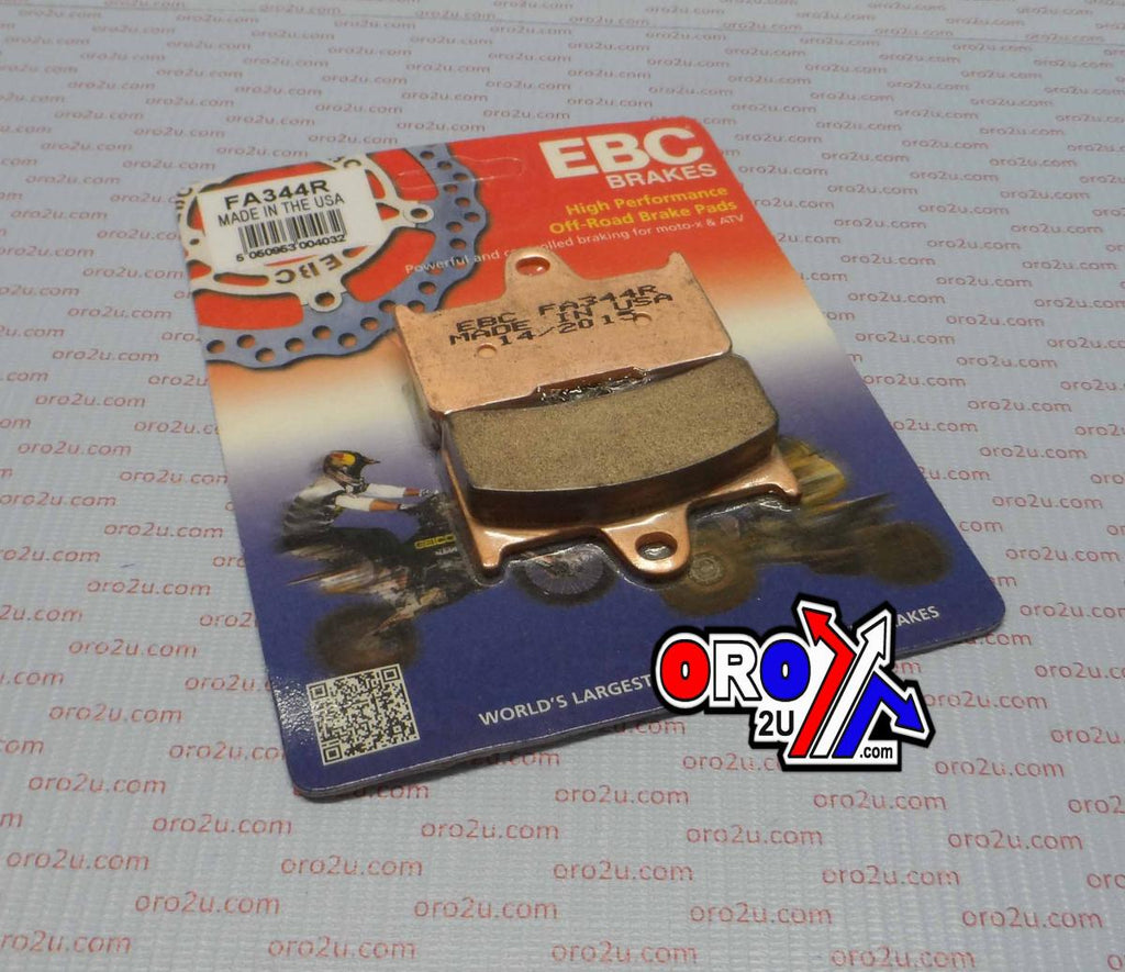 BRAKE PADS SINTERED METAL EBC, EBC FA344R, 39-344