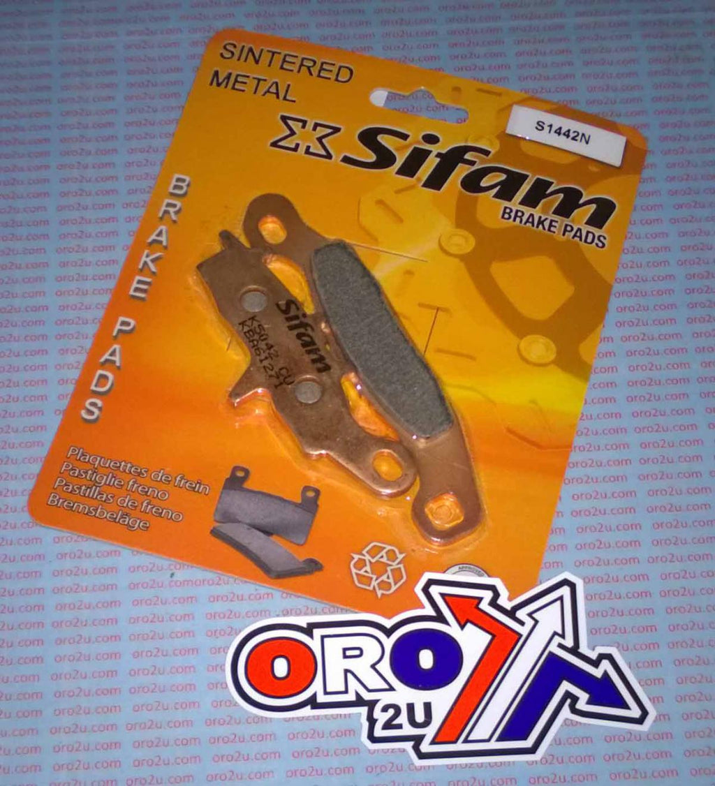 BRAKE PADS DISC SINTERED METAL, SIFAM S1442N (EBC FA349HH)