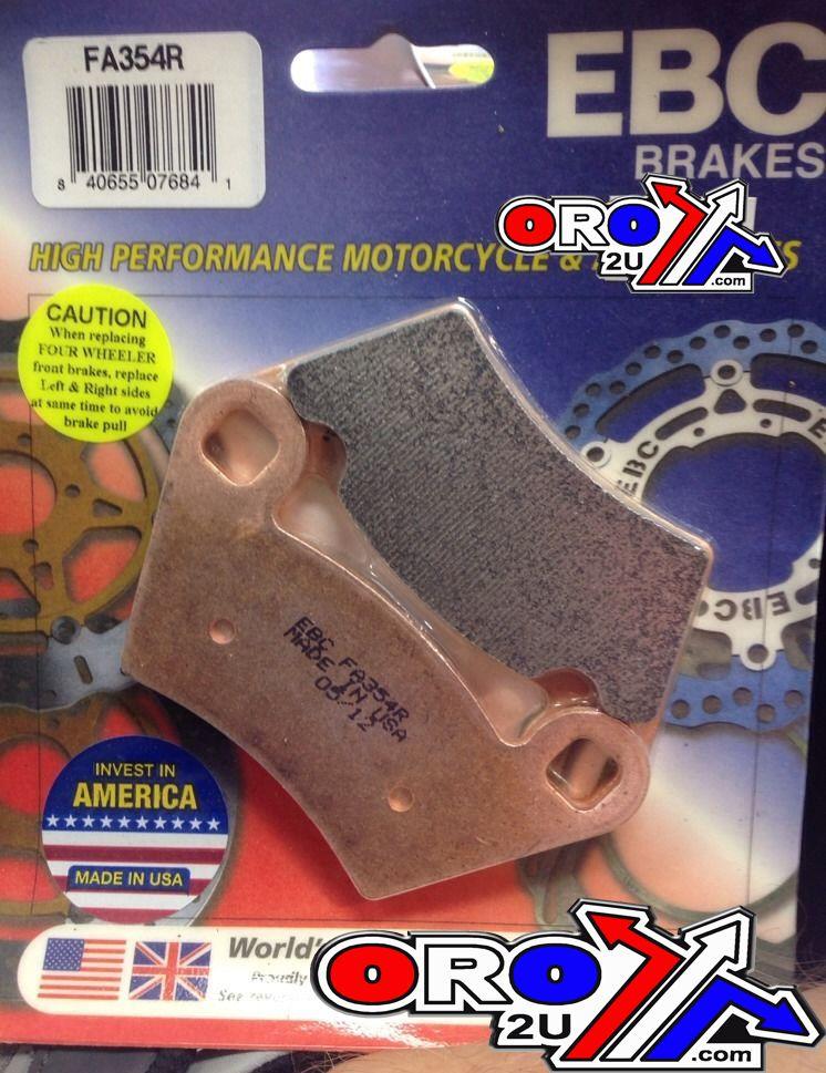 BRAKE PADS SINTERED FA354R EBC, POLARIS 1910514, 2202413, 39-354