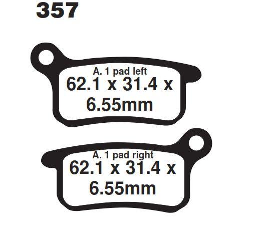 BRAKE PADS SINTERED DP BRAKES, DP923 Premium