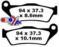 BRAKE PADS SEMI-METAL, SIFAM S1082(FA363)