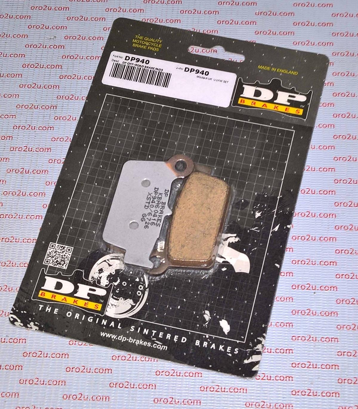 BRAKE PADS SINTERED DP BRAKES, DP940 Premium