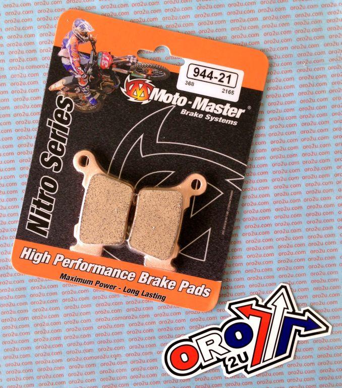 BRAKE PADS SINTERED NITRO, MOTO-MASTER 094421, 39-368