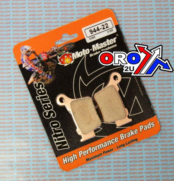 BRAKE PADS SINTERED NITRO RACE, MOTO-MASTER 094422, 39-368