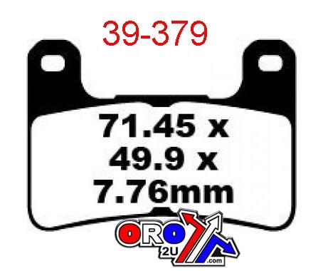 BRAKE PADS DISC SINTERED METAL, SIFAM S1355N (FA379HH)