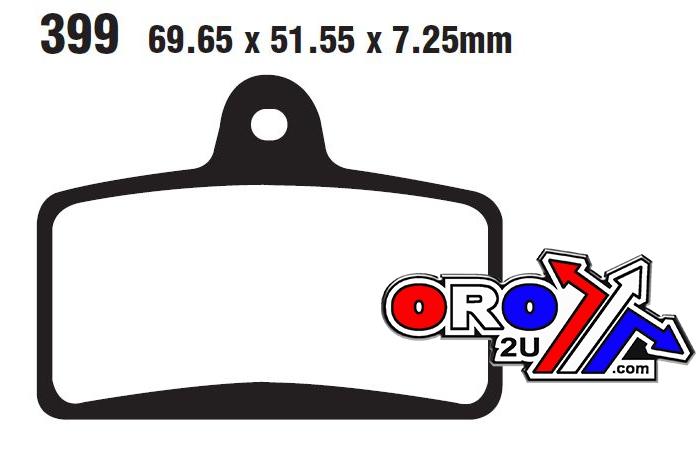 BRAKE PADS FA399 EBC, EBC FA399