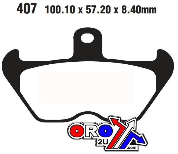 BRAKE PADS SINTERED METAL, SIFAM S1959N (FA407HH), 39-407