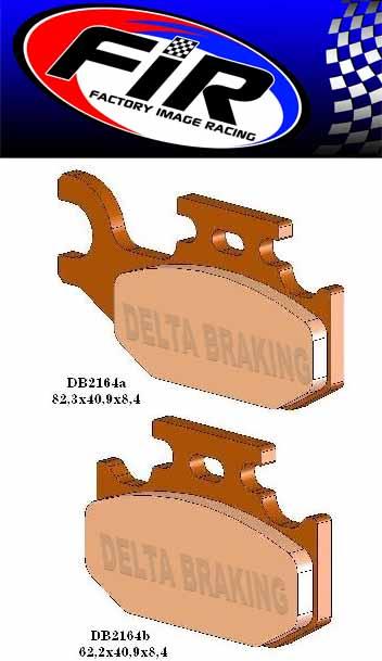 BRAKE PADS SINTERED METAL HD, QD-D EXTREME, DB2164 QD-D, BP233DDDD