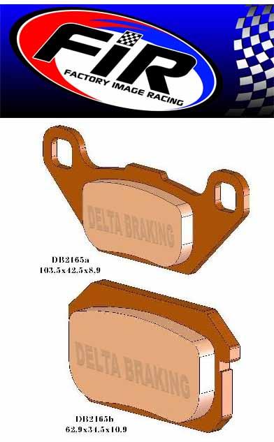 BRAKE PADS SINTERED METAL HD, QD-D EXTREME, DB2165 QD-D