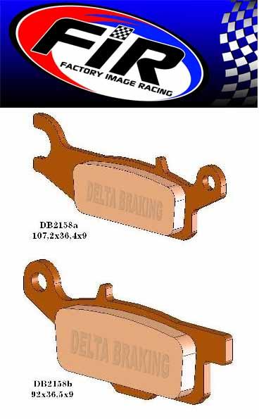 BRAKE PADS SINTERED METAL HD, QD-D EXTREME, DB2158 QD-D, BP228DDDD