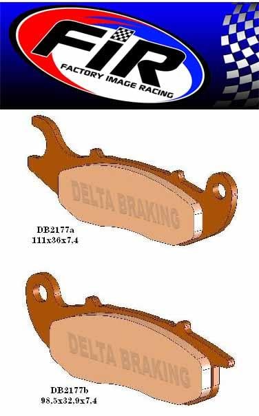 BRAKE PADS MINERAL ORGANIC M DB2177-M BP245M01F
