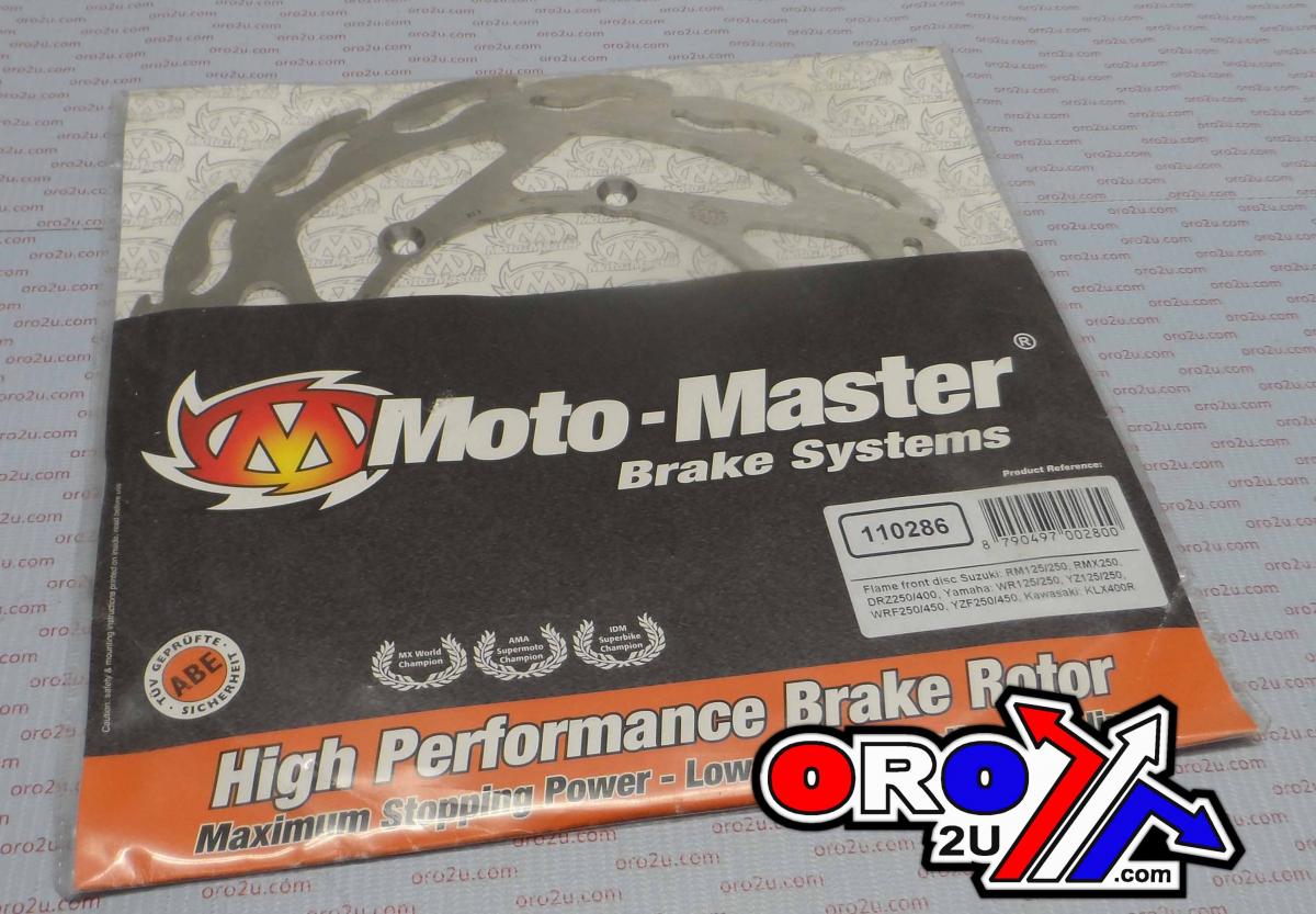 DISC BRAKE FRONT YZ RM FLAME, MOTO-MASTER 110286 YAMAHA