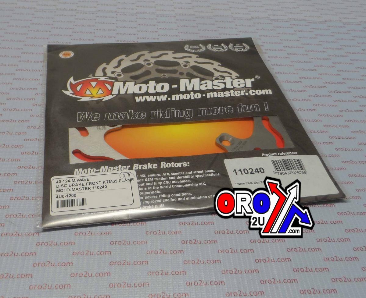 DISC BRAKE FRONT KTM 65 FLAME, MOTO-MASTER 110240