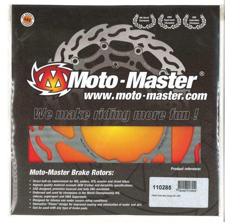 DISC BRAKE FRONT CR CRF FLAME, MOTO-MASTER 110285