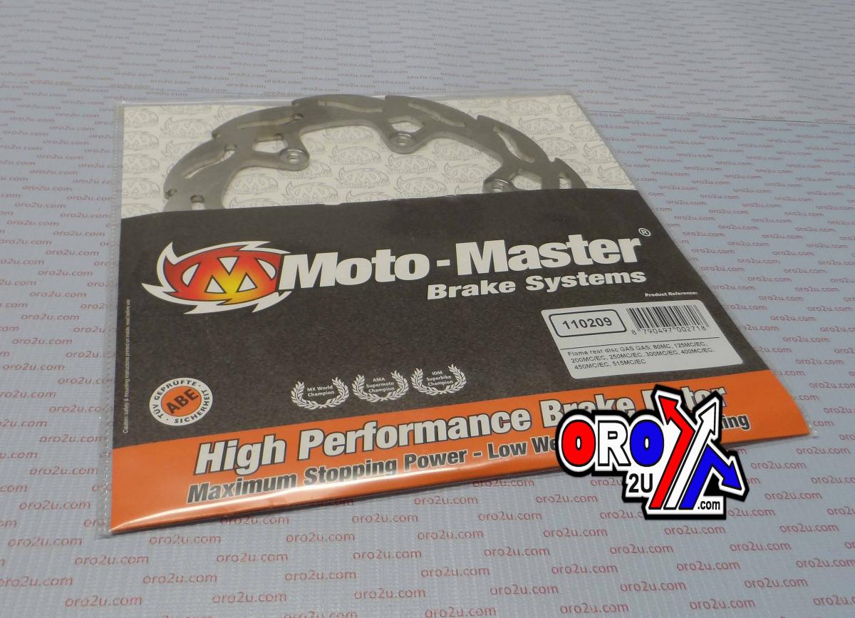 DISC BRAKE REAR GASGAS FLAME, MOTO-MASTER 110209